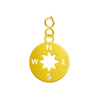 CHARM Acero Inoxidable color Dorado -con Cierre - cotigo