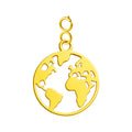 CHARM Acero Inoxidable color Dorado -con Cierre - cotigo