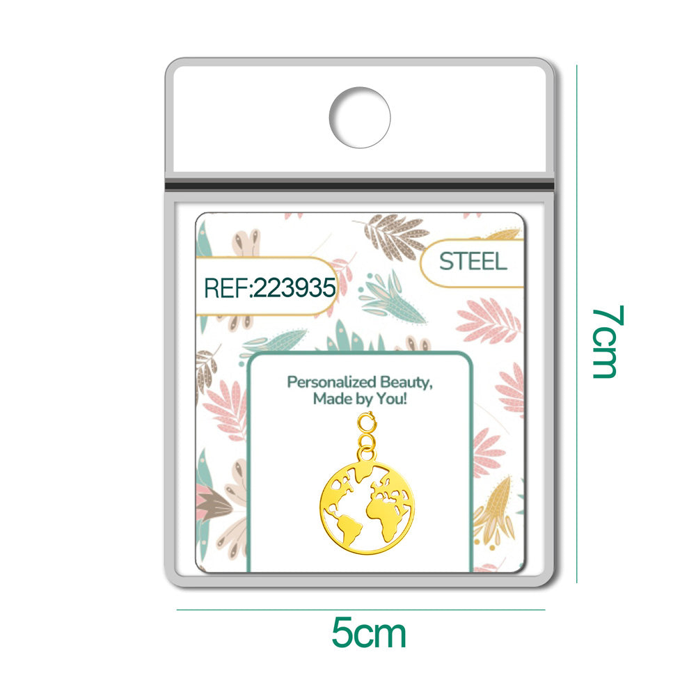 CHARM Acero Inoxidable color Dorado -con Cierre