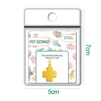 CHARM Acero Inoxidable color Dorado -con Cierre - cotigo