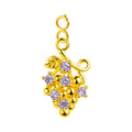 CHARM de Cobre Chapado a Oro 14K con Circonita-con Cierre - cotigo