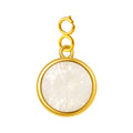CHARM Acero Dorado con piedra Nacimiento de JUNIO-con Cierre - cotigo