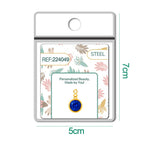 CHARM Acero Dorado con piedra Nacimiento de SEPTIEMPRE-con Cierre - cotigo