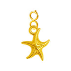 CHARM Acero Dorado Chapado Oro 14 K-con Cierre - cotigo