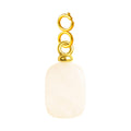 CHARM Acero Dorado Chapado Oro 14 K-con Cierre - cotigo