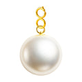 CHARM Acero Dorado Chapado Oro 14 K-con Cierre - cotigo