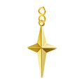 CHARM Acero Dorado Chapado Oro 14 K-con Cierre - cotigo