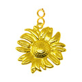 CHARM Acero Dorado Chapado Oro 14 K-con Cierre - cotigo