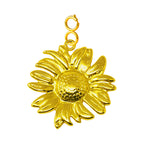 CHARM Acero Dorado Chapado Oro 14 K-con Cierre - cotigo