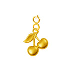 CHARM Acero Dorado Chapado Oro 14 K-con Cierre - cotigo