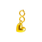 CHARM Acero Dorado Chapado Oro 14 K-con Cierre - cotigo
