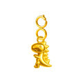 CHARM Acero Dorado Chapado Oro 14 K-con Cierre - cotigo