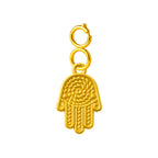 CHARM Acero Dorado Chapado Oro 14 K-con Cierre - cotigo