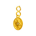CHARM Acero Dorado Chapado Oro 14 K-con Cierre - cotigo