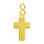 CHARM Acero Dorado Chapado Oro 14 K-con Cierre - cotigo