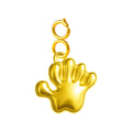CHARM Acero Dorado Chapado Oro 14 K-con Cierre - cotigo