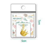 CHARM Acero Dorado Chapado Oro 14 K-con Cierre - cotigo