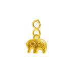 CHARM Acero Dorado Chapado Oro 14 K-con Cierre - cotigo