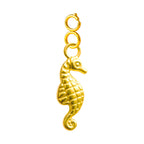 CHARM Acero Dorado Chapado Oro 14 K-con Cierre - cotigo