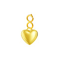 CHARM Acero Dorado Chapado Oro 14 K-con Cierre - cotigo