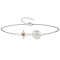 Pulsera Nudo de Bruja, Tetragrámaton y Piedra Natural - Ojo de tigre