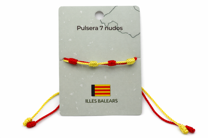 Pulsera 7 Nudos Coloreado - Tono Illes Barelaes