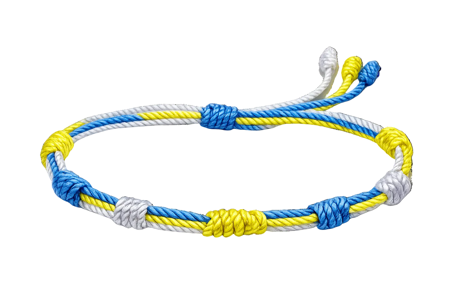 Pulsera 7 Nudos Coloreado - Tono Canarias cotigo