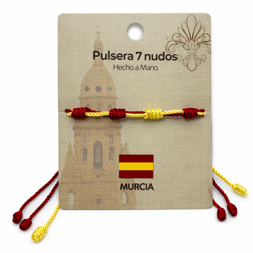 Pulsera 7 Nudos Coloreado - Tono Murcia cotigo
