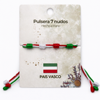 Pulsera 7 Nudos Coloreado - Tono País Vasco cotigo