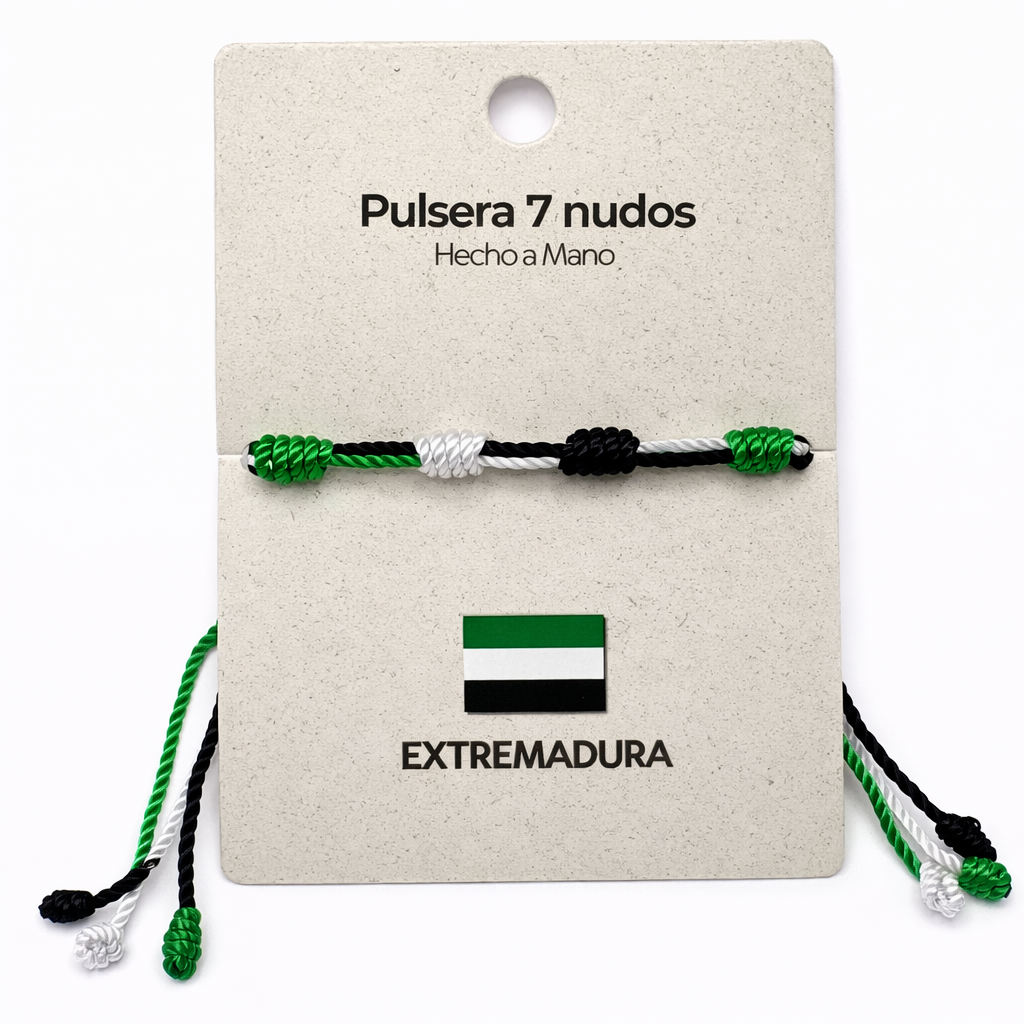 Pulsera 7 Nudos Coloreado - Tono Extremadura cotigo