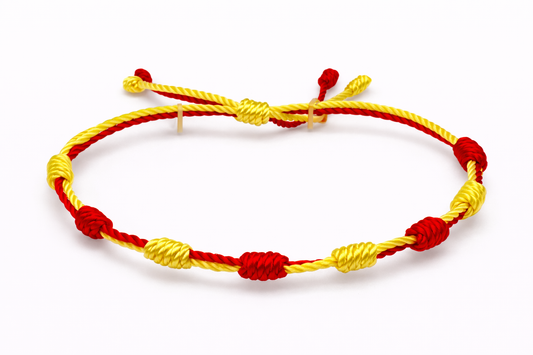 Pulsera 7 Nudos Coloreado - Tono Cataluña