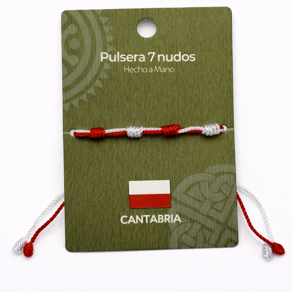 Pulsera 7 Nudos Coloreado - Tono Cantabria cotigo