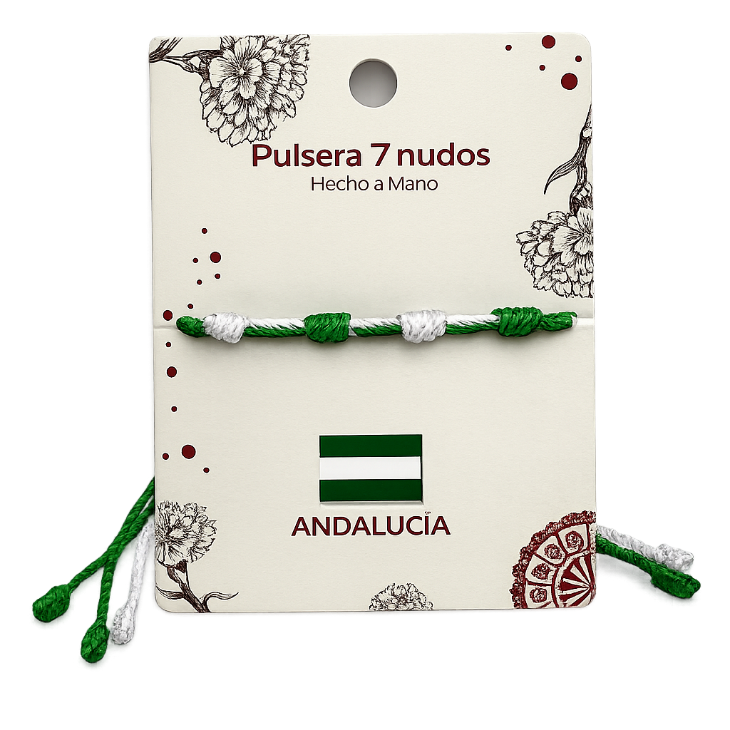 Pulsera 7 Nudos Coloreado - Tono Andalucía cotigo