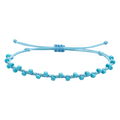 Pulsera Hilo encerado con Piedras Naturales  - Cuentas Regulares cotigo