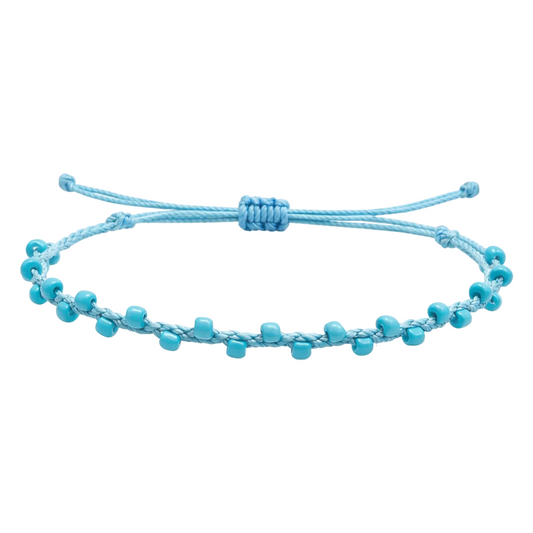 Pulsera Hilo encerado con Piedras Naturales  - Cuentas Regulares