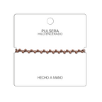 Pulsera Hilo encerado con Piedras Naturales  - Cuentas Regulares cotigo