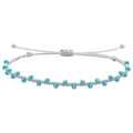 Pulsera Hilo encerado con Piedras Naturales  - Cuentas Regulares cotigo