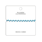 Pulsera Hilo encerado con Piedras Naturales  - Cuentas Regulares cotigo
