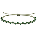 Pulsera Hilo encerado con Piedras Naturales  - Cuentas Regulares cotigo