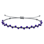Pulsera Hilo encerado con Piedras Naturales  - Cuentas Regulares cotigo
