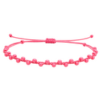 Pulsera Hilo encerado con Piedras Naturales  - Cuentas Regulares cotigo