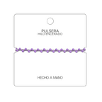 Pulsera Hilo encerado con Piedras Naturales  - Cuentas Regulares cotigo