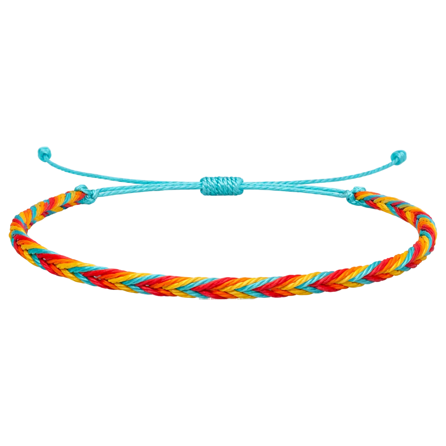 Tropicana - Pulsera Surfista de Hilo Encerado - Multicolor