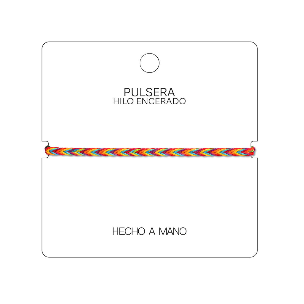 Tropicana - Pulsera Surfista de Hilo Encerado - Multicolor cotigo