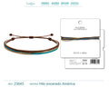 Pulsera de Cordón Encerado Multihilo – vista principal del diseño cordón encerado multihilo