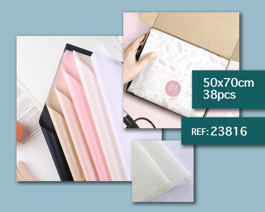 Papel de Seda para Empaquete 50x70cm-38pcs