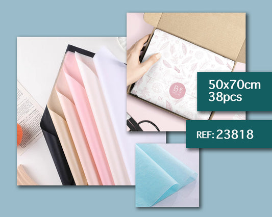 Papel de Seda para Empaquete 50x70cm-38pcs
