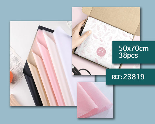 Papel de Seda para Empaquete 50x70cm-38pcs