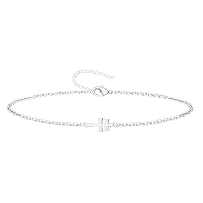 Pulsera Cruz de Caravaca ✝️ | Acero inoxidable hecho a mano | Con tarjeta diseñada | Suerte y protección 🍀