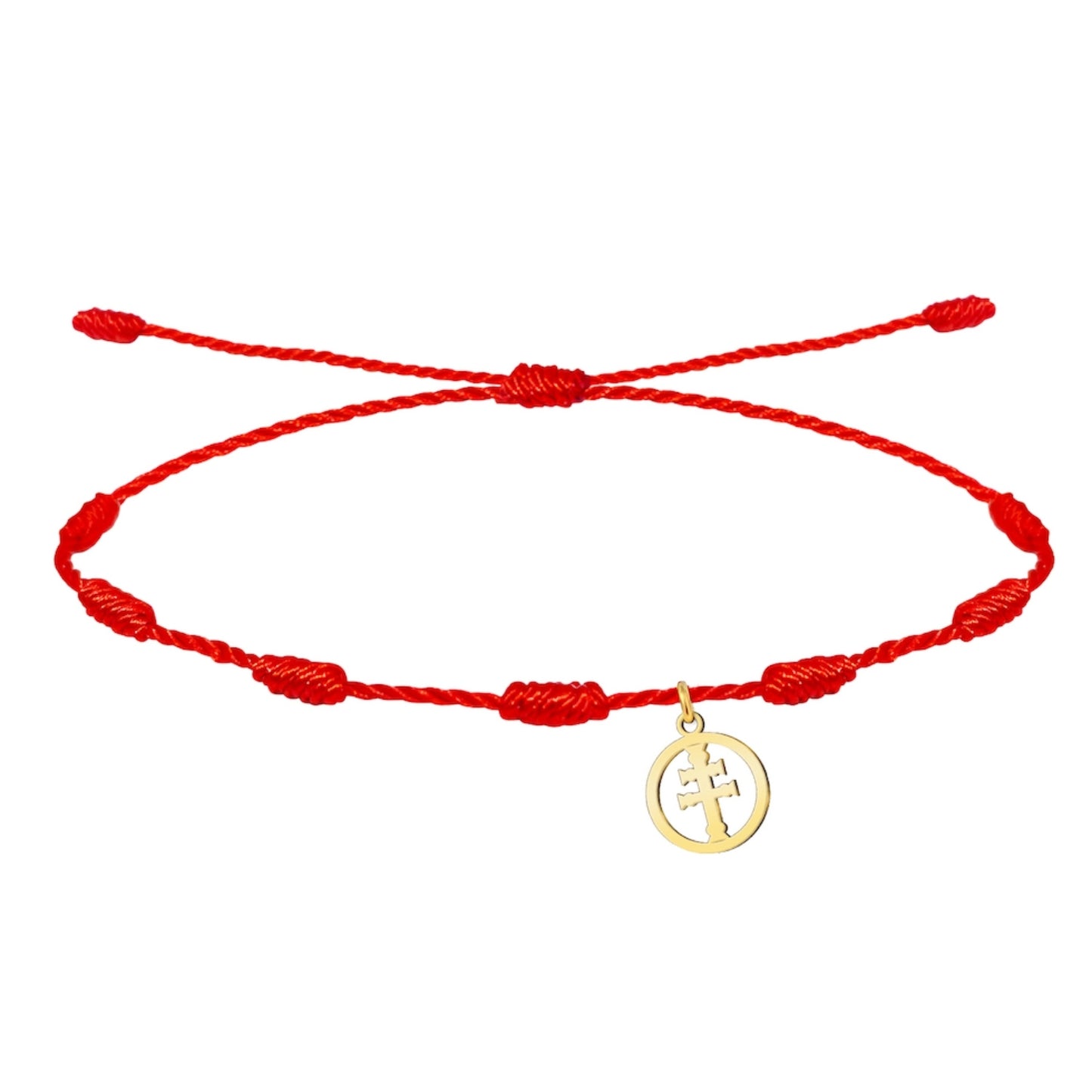 Pulsera Cruz de Caravaca ✝️ | Acero inoxidable hecho a mano | Con tarjeta diseñada | Suerte y protección 🍀